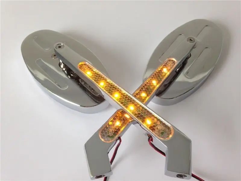 Moto Mirror led Light Harley