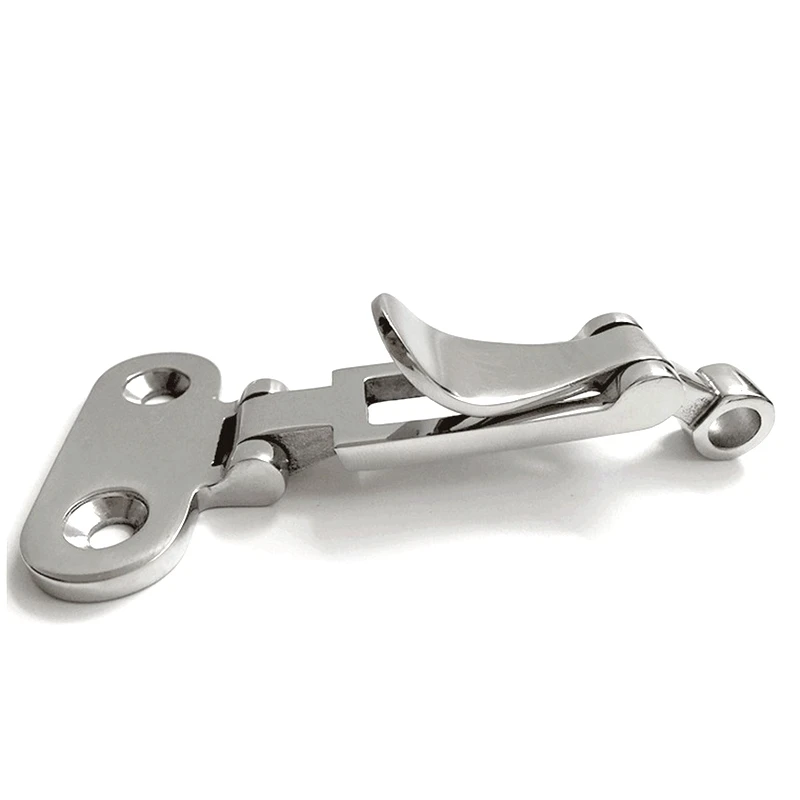 

Stainless Steel For Boat Marine Hatch Locker Anti-Rattle Latch Fastener Clamp Small Tongue Adjustment Buckle Luggage Buckle Ma