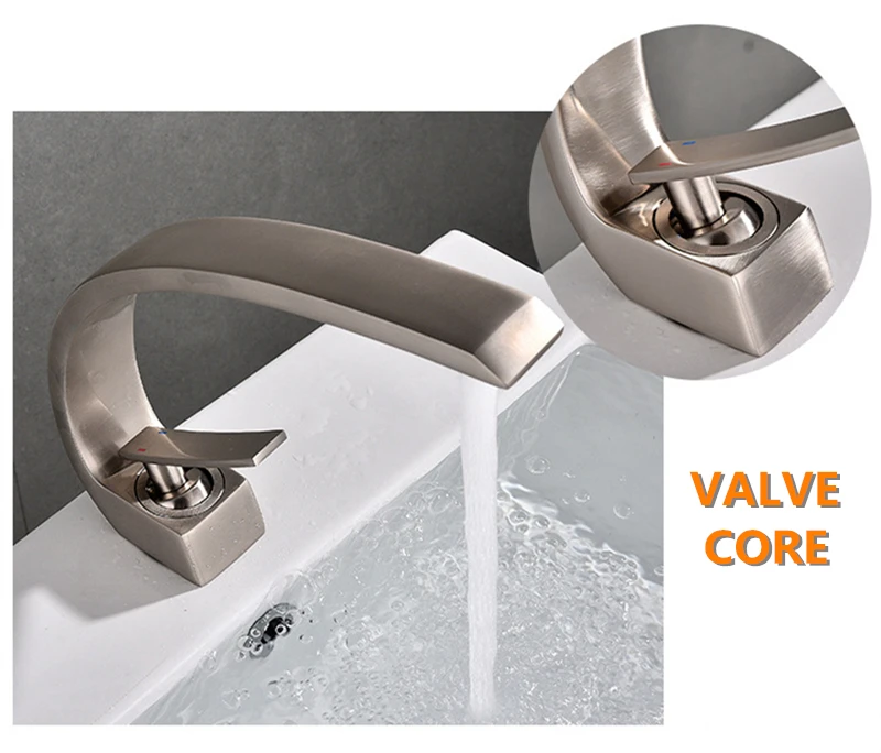 

Free Shipping Bathroom Copper Faucet, Bathroom Hot And Cold Basin Faucet, New Mixing Faucet