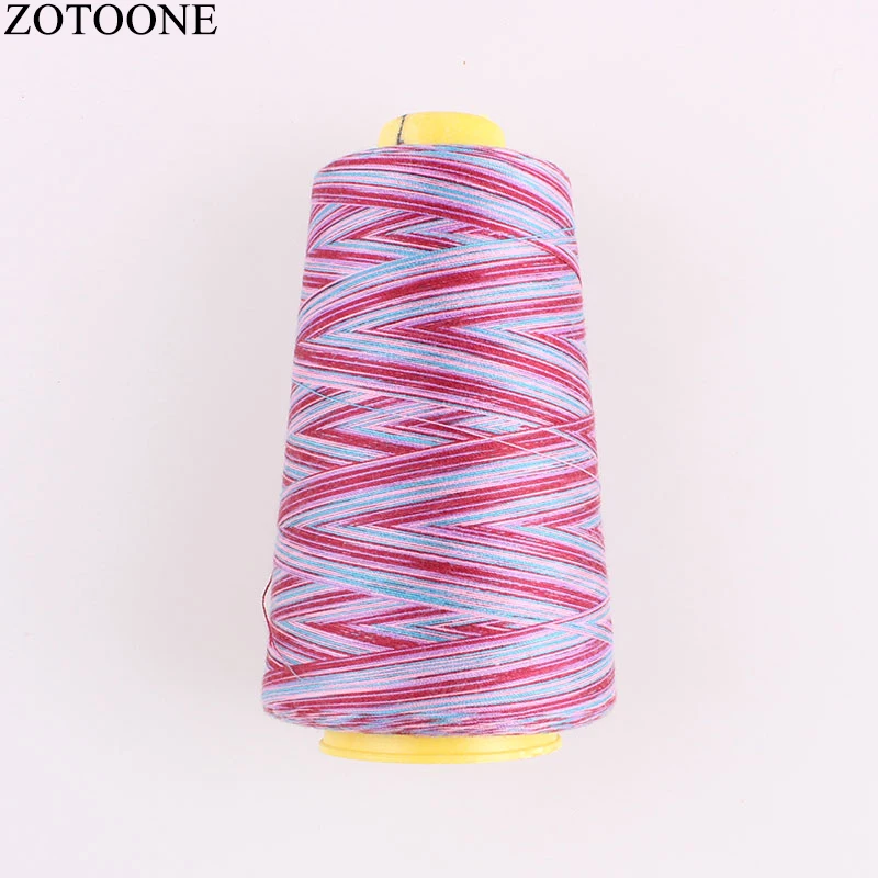 

ZOTOONE Multicolor 40S/2 Polyester Sewing Thread 3000Y/Spool Industrial Sewing Thread Embroidery Hand Thread Machine Sewing Tool