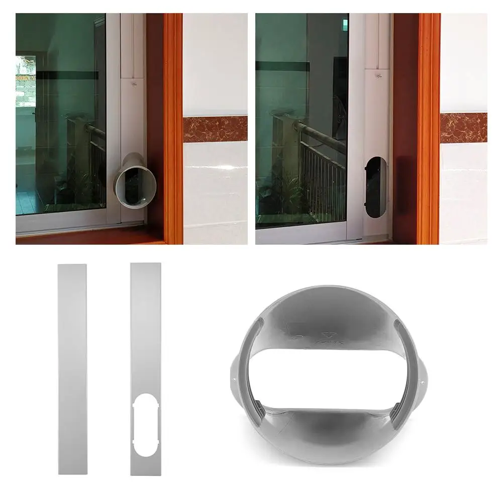 Adaptador de ventana de 6 "para aire acondicionado portátil, placa de sellado de ventana ajustable, Kit de placa deslizante, ud.|Cintas AliExpress