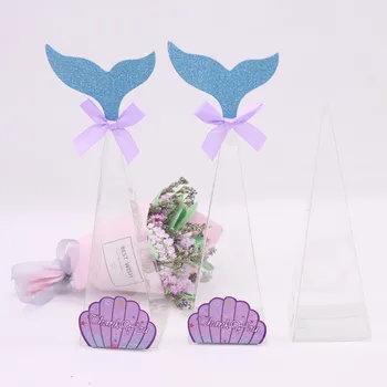 

10 pcs DIY Wholesale Cone Shaped Size:5*5*16cm Thickness:0.25mm Clear PVC Box Packing Gift/Candy Transparent Model Display Box