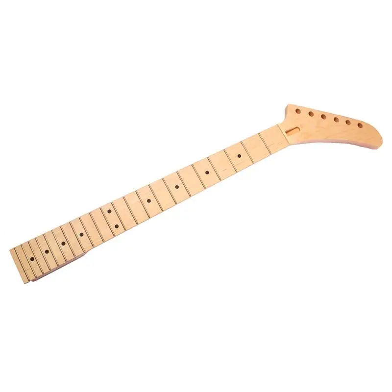 

22 Frets Maple Banana Electric Guitar Neck Dot Inlay For ST Parts Replacement