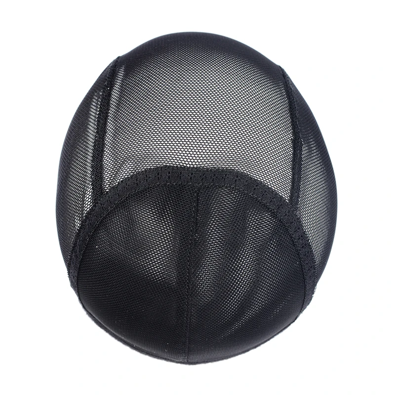 Breathable Mesh Dome Wig Cap For Making Wig Snood Stretchy Wig Cap Black Breathable Mesh Dome Wig Cap For Making Wig Snood Stretchy Wig Cap Black