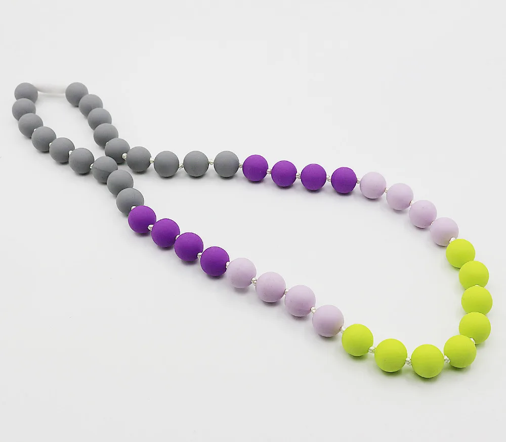 teething bead necklace