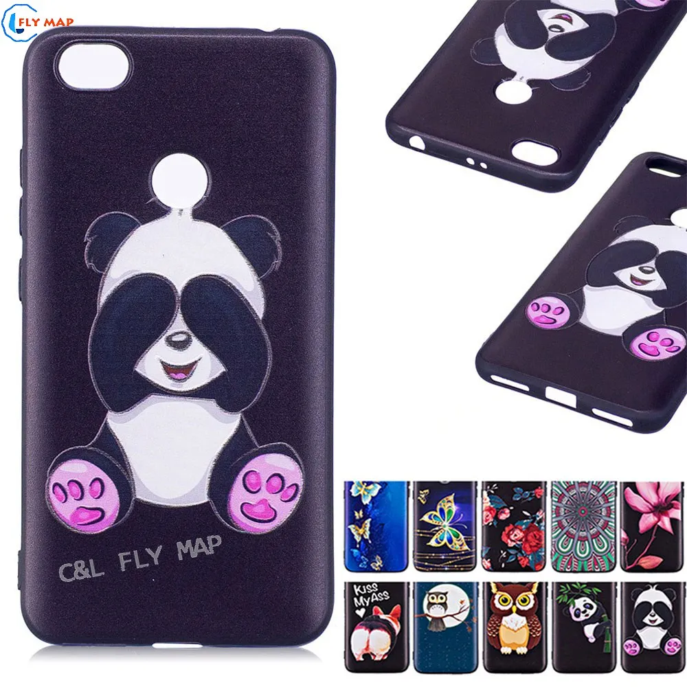 Emboss TPU Case For Xiaomi Redmi Note 5A Prime Y1 MDG6S Shell For Xiaomi Red mi Note5A Prime Soft Silicone Phone Protector Cover