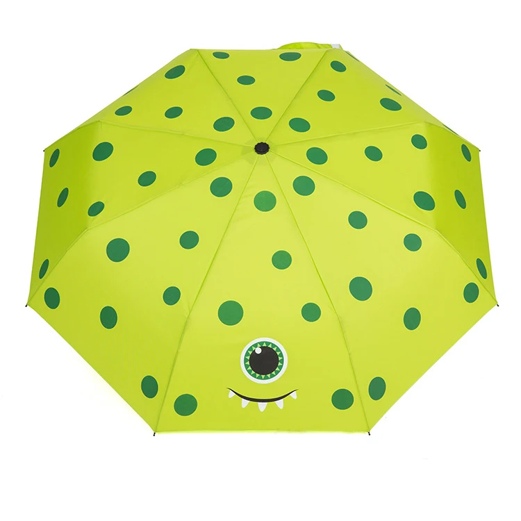 Зонт с принтом «Человек-паук», «Оптимус», «Покемон» для мальчиков, детский складной зонт с рисунком, детский солнцезащитный зонт для девочек, инструменты для дождя YS056 - Цвет: Красный