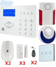 2018 Popular Alarm WebIE PC Control Wireless Smart GSM Alarm System PSTN Alarm System Home burglar Alarm System