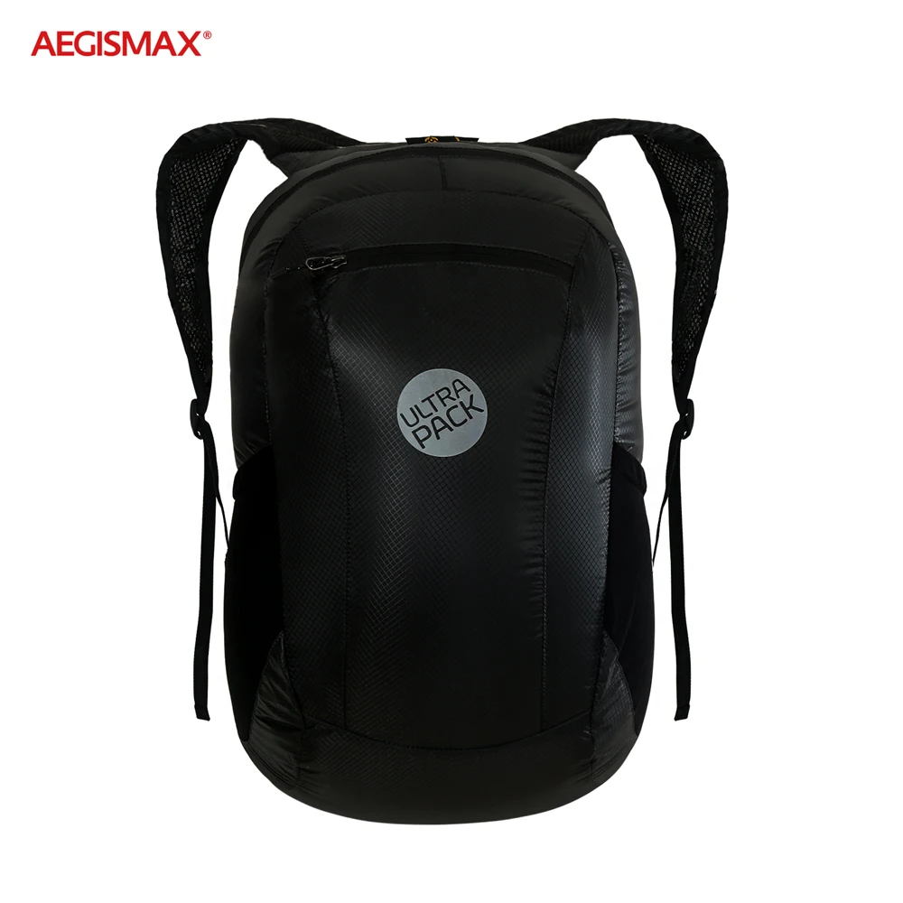 

AEGISMAX Dark Gray 18L Outdoor Ultralight Mountaineering Backpack Unisex Portable Travel Hiking Bag