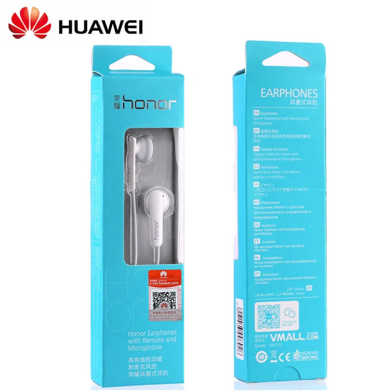 Оригинальные наушники HUAWEI Honor Dolby с микрофоном/пультом дистанционного управления