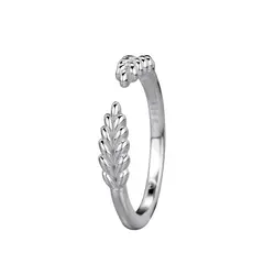 CKK 925 пробы серебро открытым зерна кольцо для Для женщин оригинальные украшения DIY Создание Свадебные Юбилей подарок
