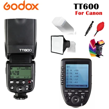 

Godox TT600 TT600S GN60 2.4G Wireless TTL 1/8000s Flash Speedlite + Xpro-C Trigger for Canon 1100D 1000D 7D 60D 50D 600D Camera