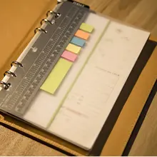 A5A6 A7 PP матовые планировщик внутренние страницы разделитель пластина Diario Binder планировщик лаконичный наполнитель бумага PP 6 отверстий разделитель доска