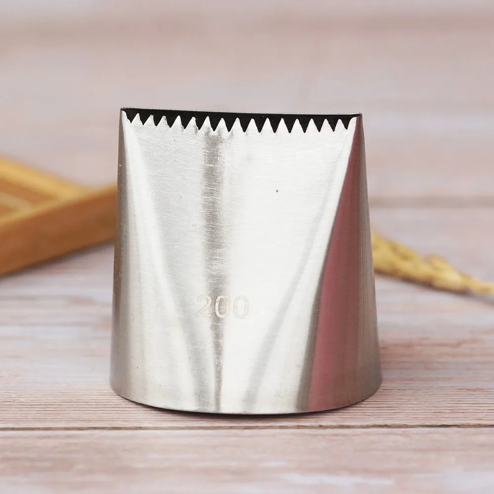 200 Large Size Basketweave Piping Nozzle Basket Weave Cake Decorating