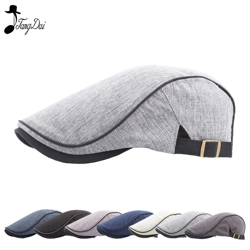 2018 New Visors Beret Hat Flat Cap Casquette Cotton Winter Hats for Men
