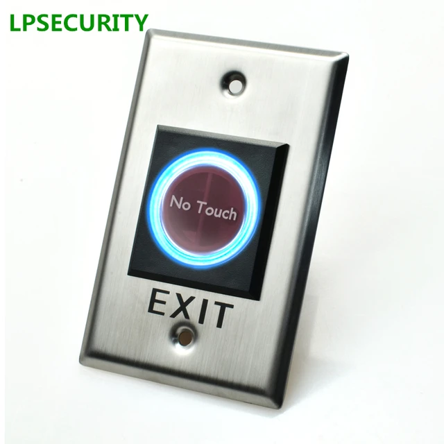 NO/NC no touch Door lock and gate access control switch/ir sensor exit release push button 1