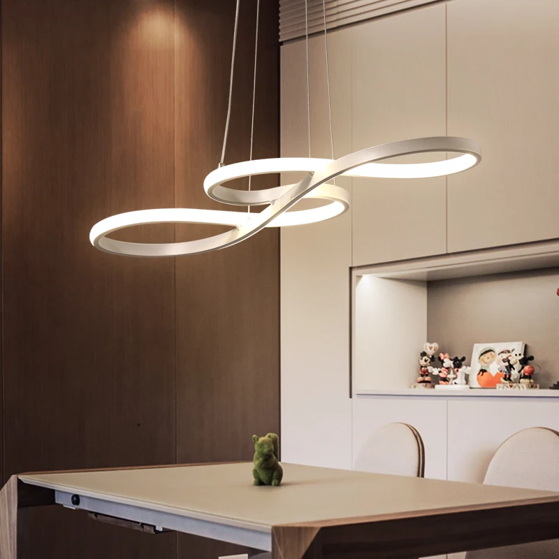  Modern Led Hanging Chandelier For Dining Kitchen Room Bar Suspension luminaire Pendant Chandeliers  - 32832805614