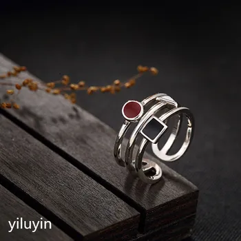 

KJJEAXCMY boutique jewelryar S925 pure silver, retro personality, European and American fashion, ladies' rings and rings.