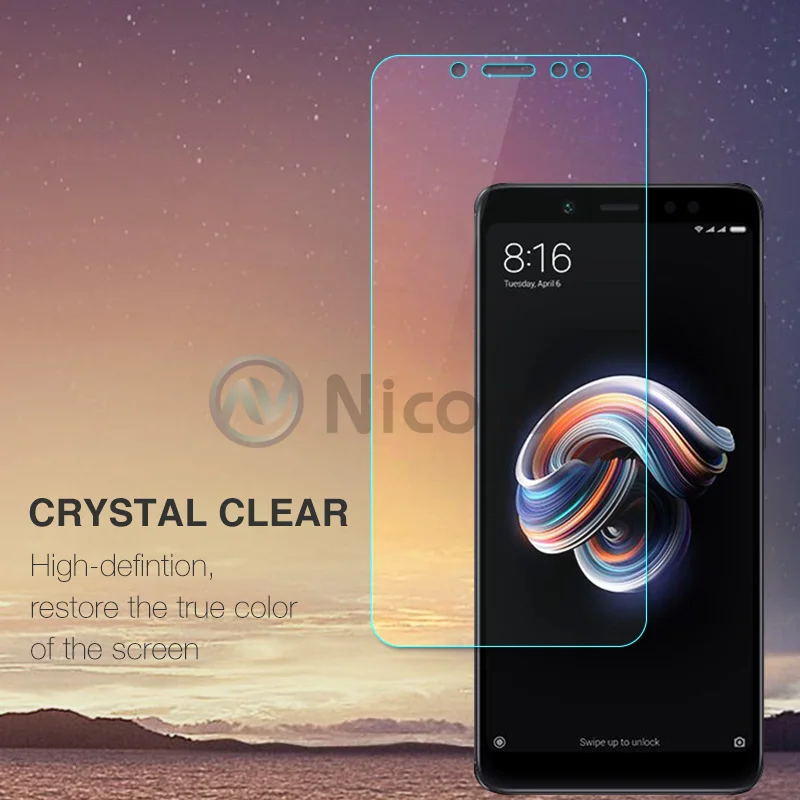 Nicotd 2.5D 9H Premium Tempered Glass For Xiaomi Redmi Note 5 Screen Protector Toughened protective film For Redmi Note 5 5 (2)