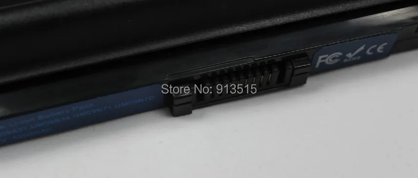 5200 мА/ч, Батарея для acer Aspire One UM09A31 UM09A41 UM09A71 UM09A73 UM09A75 UM09B31 UM09B34 UM09B71 UM09B73 UM09B7C UM09B7D