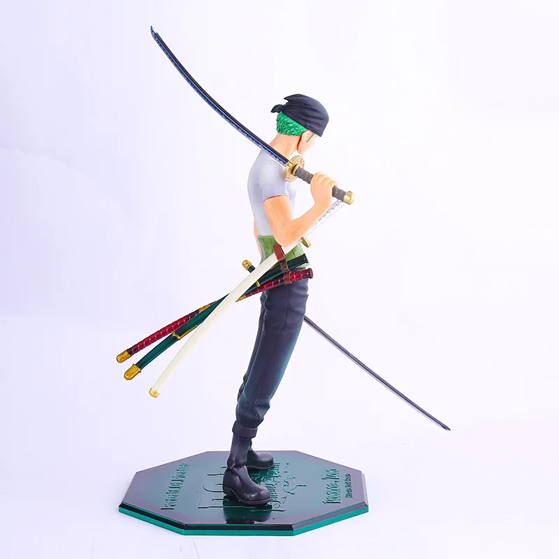 

24cm ONE PIECE 10th Anniversary Roronoa Zoro Action Figure Souvenir Edition Car Furnishing Articles Model Holiday Gifts Ornament
