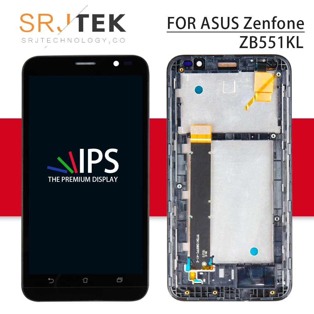 

Screen For Asus ZenFone ZB551KL Display Go TV TD-LTE X013D Display X013DB LCD Touch Digitizer Glass Assembly Frame ZB551KL LCD