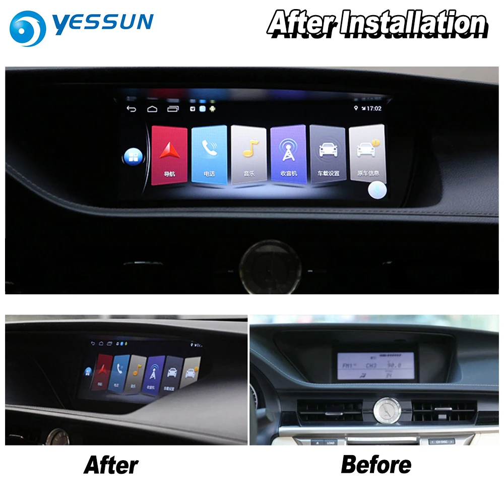 Perfect YESSUN 10.25" For Lexus ES 350 ES350 2012~2013 Car Android Carplay GPS Navi maps Navigation Player Radio Stereo Camera no DVD 3 Perfect YESSUN 10.25" For Lexus ES 350 ES350 2012~2013 Car Android Carplay GPS Navi maps Navigation Player Radio Stereo Camera no DVD 3
