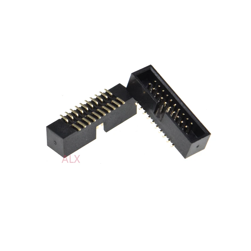 5 шт. SMT 20 PIN 1 27 мм Шаг гнездо прямой idc коробки заголовки PCB разъем двойной ряд SMD