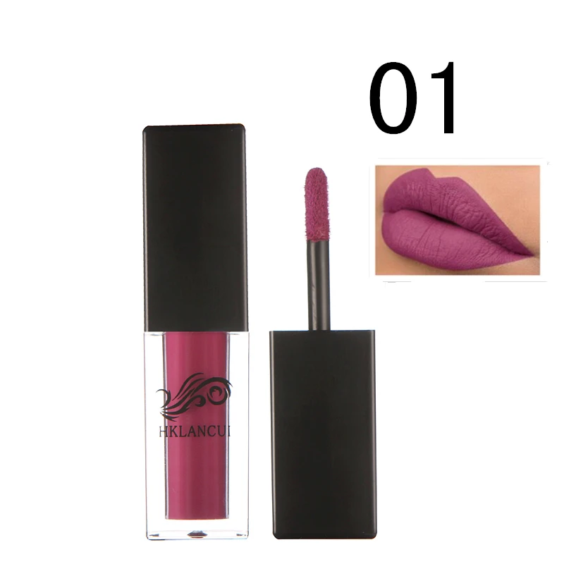 12 Colors Lips Gloss Makeup Waterproof Lipgloss Matte Velvet Liquid Lipstick Make up Maquiagem Lip Blam Cosmetics Tools - Цвет: 1803-1