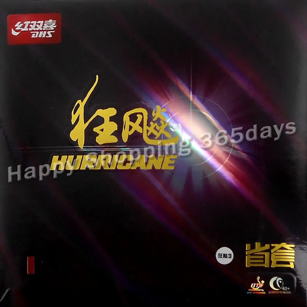 

DHS Hurricane3 Provincial team vesion pips-in table tennis rubber with sponge for pingpong racket
