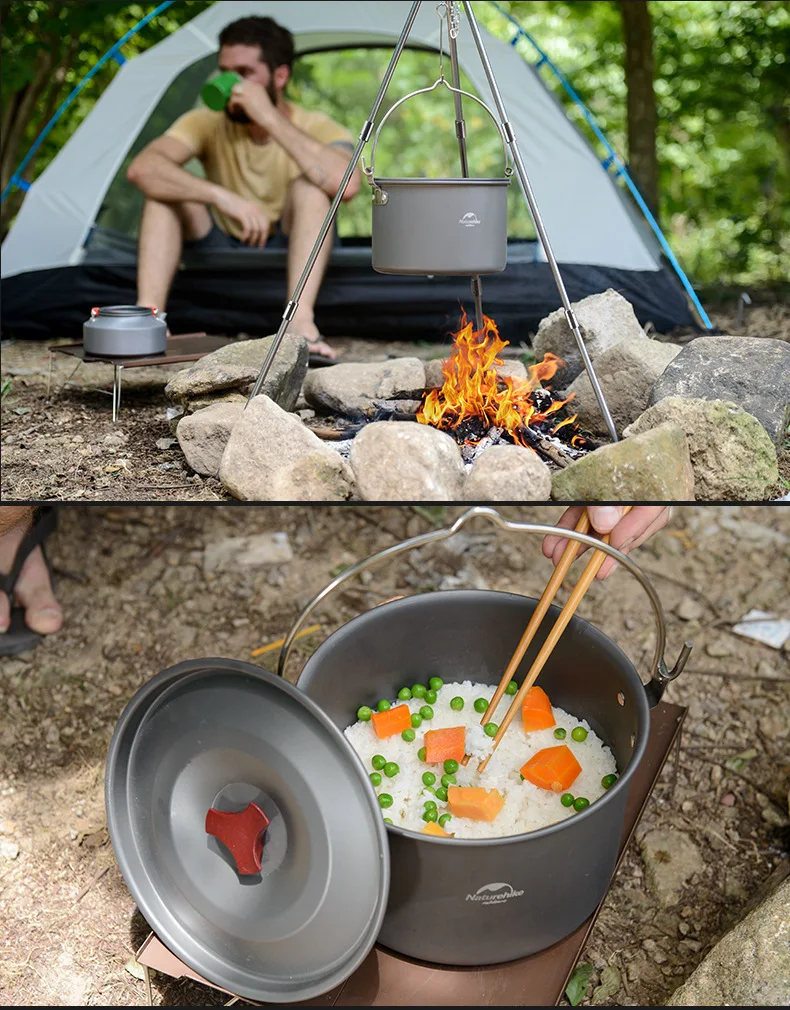 Naturehike на открытом воздухе кемпинг горшок кронштейн для пикника штатив подвесной горшок легкий кронштейн