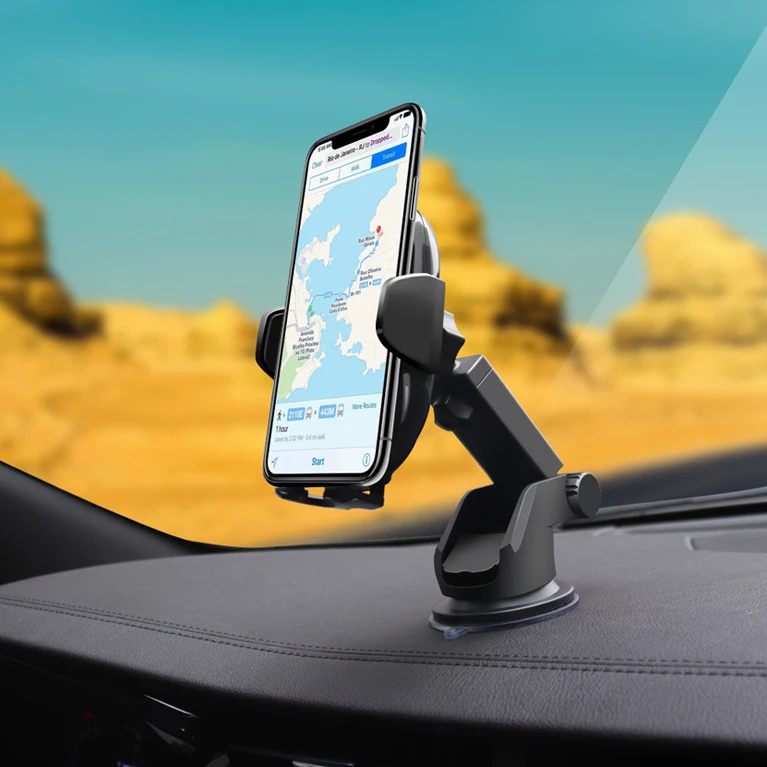 Universal Qi Standard Wireless Charger Automatic Infrared Induction Sensor Smart Car Phone Holder For iPhoneX Xr Xs Xs Max 8 7 6