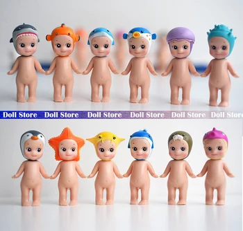 

12 pcs/set 7cm Sonny Angel action figure set kids toys for girls dolls sonny angel Kewpie Marine animal series