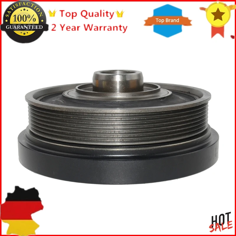 1990-2016 FITS FOR Land Rover Defender /& Discovery Mk2 TD5 Crankshaft Pulley