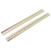 2 шт щелевой металлический 35 мм DIN монтажный рельс 40 см длиной для контактора переменного тока