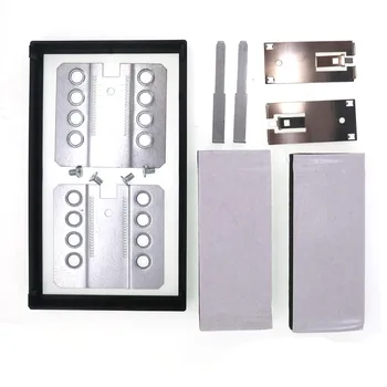 

Car 100mm ISO Installation Cage Universal 2-DIN Head Unit Cage Fitting Kit Audio Bezel Facia Panel Trim Dash Mount Kit