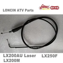LX-66 loncin atv peças cabo do acelerador lc162fmk lx200m 200cc quad gokarts motor de reposição para jianshe bashan rato kayo touro
