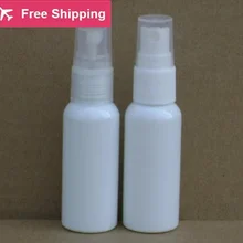30/50 ml пустая косметические пульверизаторы опрыскиватель Пластик упаковка-спрей бутылки, из белого матового Пластик фармацевтическая бутылка-спрей