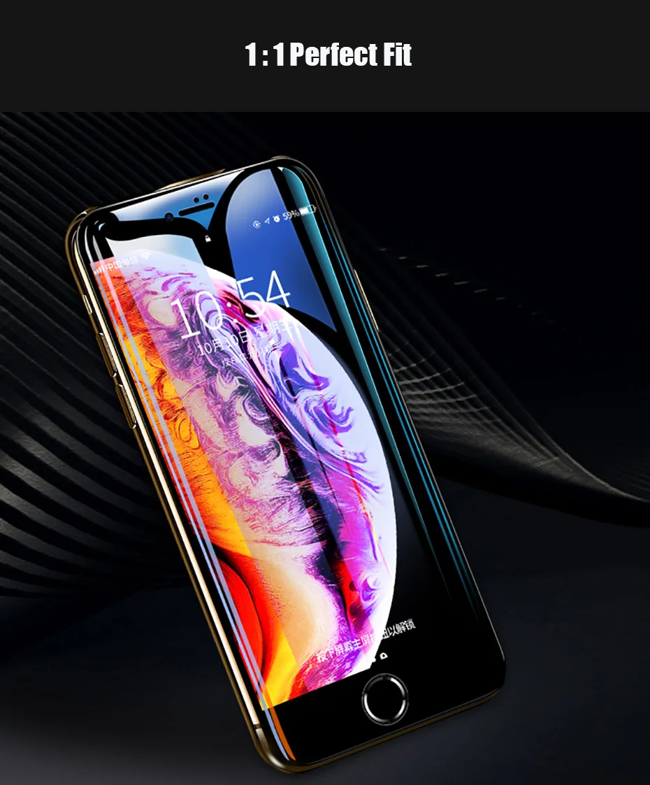 MOUSEMI Protective Glass For iPhone 7 Glass Screen Protectors Tempered Glass On The For iPhone 8 6 s 6s Plus X XS Max XR 7 Glass (5)