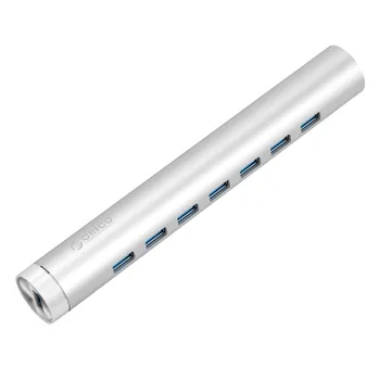 

Aluminum Alloy 7 Port USB3.0 Hub VIA dual controller,5Gbps Super Speed experience,Delicate and unique , ARH7-U3