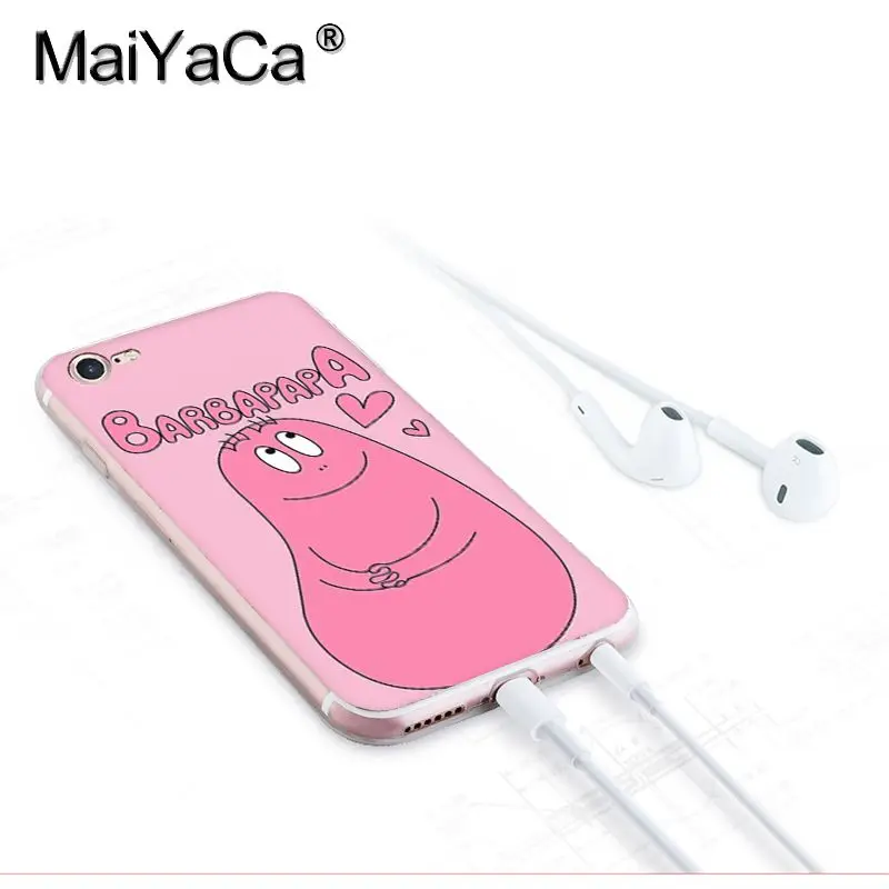 Чехол MaiYaCa для iphone 7 6 X Barbapapa уникальный дизайн высококачественный чехол телефона