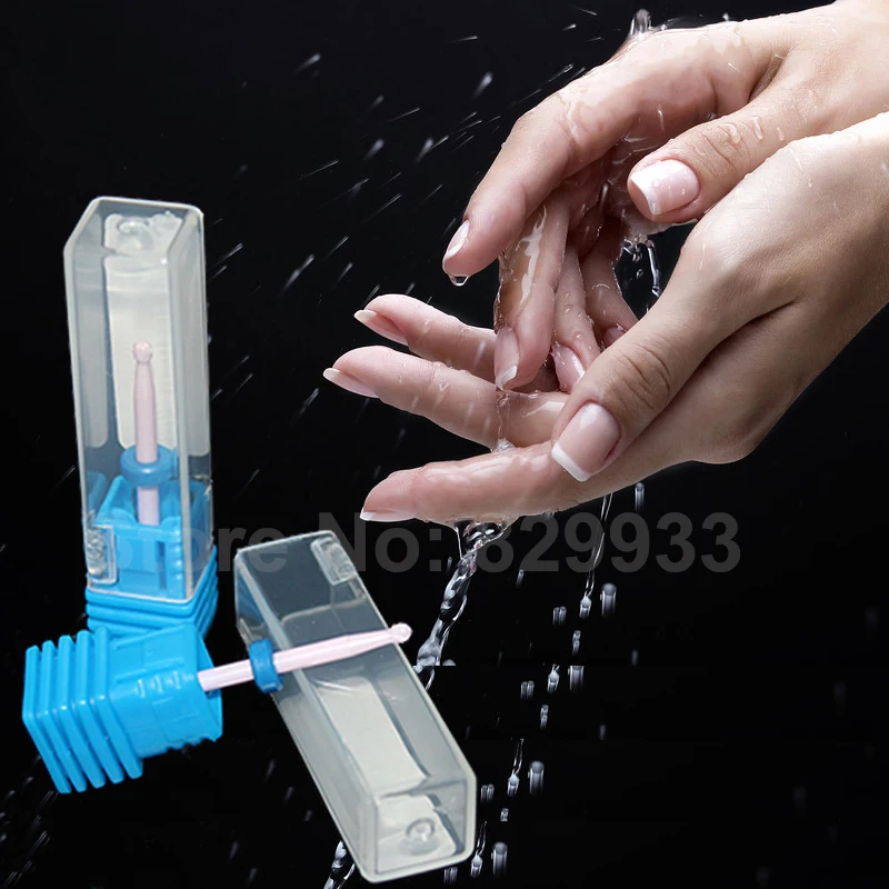 

Free Ship Nail Art Salon Chiropody Podiatry Manicure Toe Cuticle Feet Pedicure Nail Foot Care Tools Pink Ceramic Nail Drill Bits