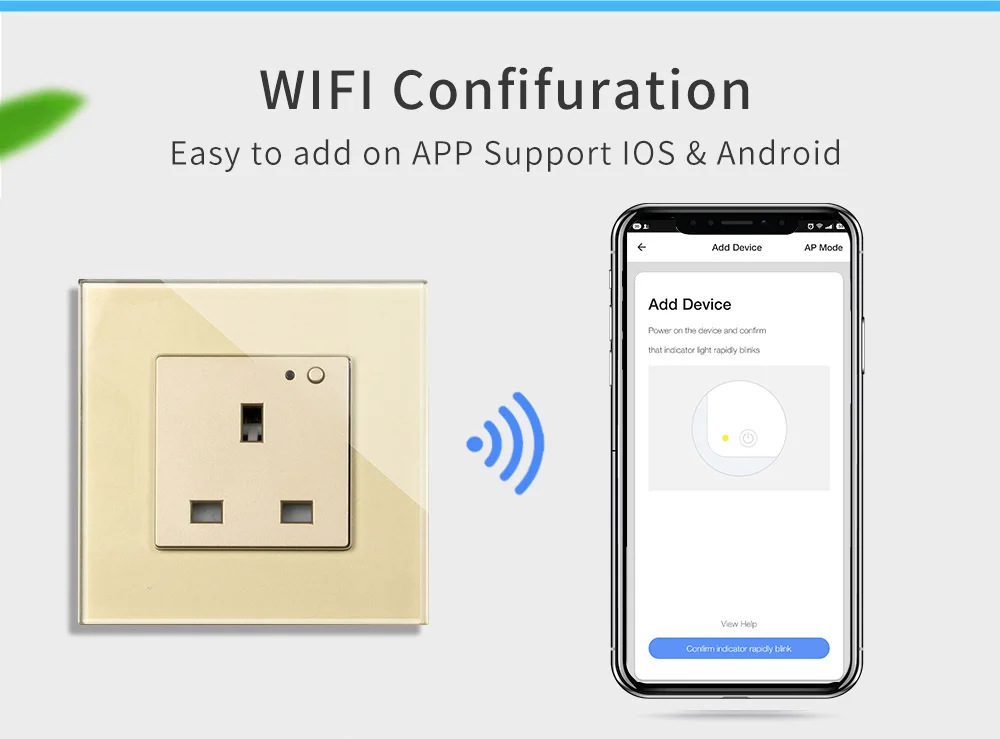 Bingoelec стеклянная панель умная розетка Wifi UK13A настенная розетка для домашней автоматизации Appicable с Amazon Echo, Google Home
