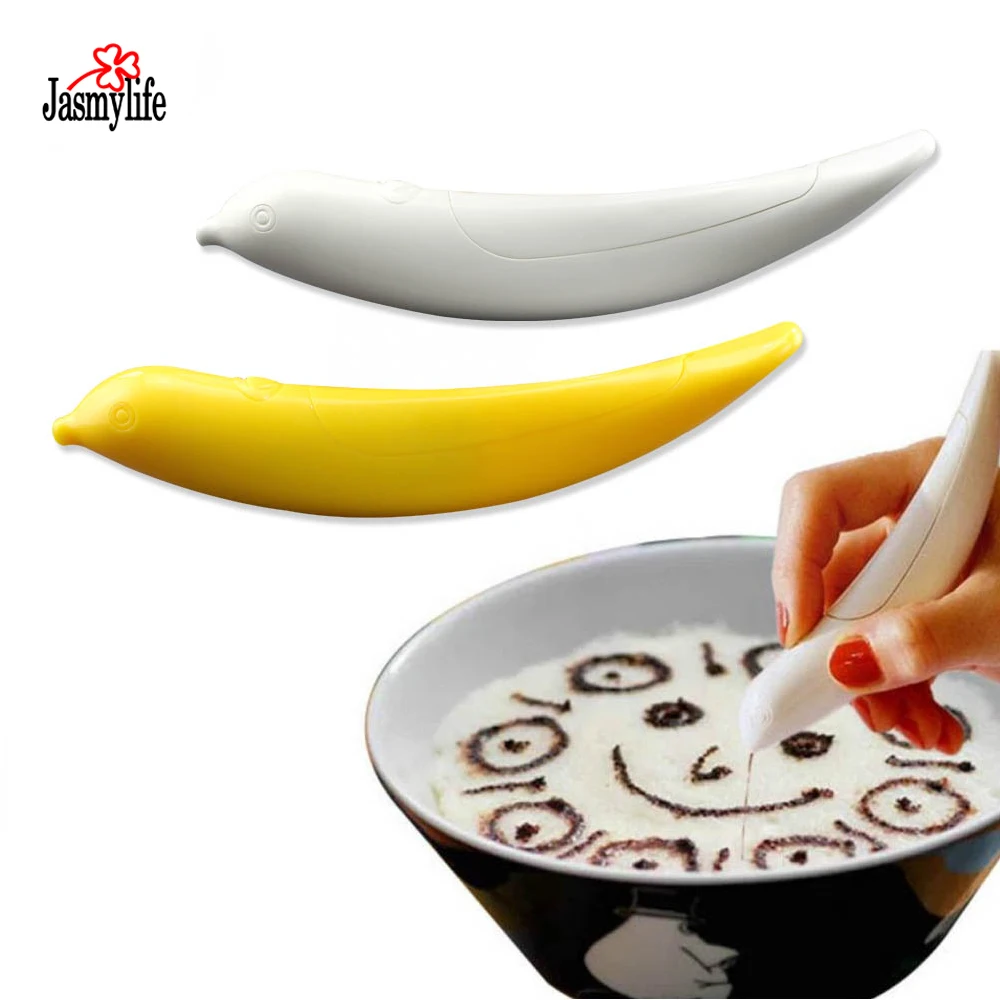 

Electrical Latte Art Pen for Coffee Cake Spice Pen Cake Decoration drawing Pen Coffee Carving Pen Baking Pastry Tool box packing