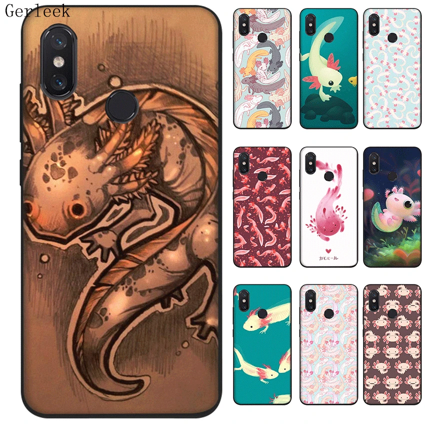 Черный силиконовый чехол из ТПУ для Xiaomi Redmi Note 4 4X 5 6 5A Pro Prime Cute Animal
