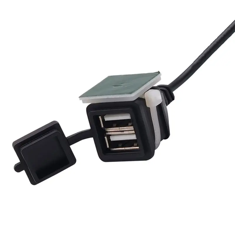 1 шт. USB зарядное устройство для мотоцикла с двумя портами 12 в 24 адаптер Караван