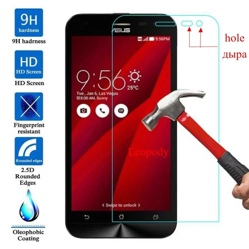 Защитная пленка из закаленного стекла для ASUS Zenfone Go tv ZB551KL G550kl X013DB ZB 551 KL ZB551 551KL SKLO GLAS чехол