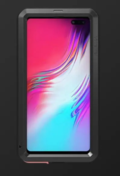 

Чехол LOVEMEI для Samsung Galaxy S10 5G, пылезащитный ударопрочный и водонепроницаемый всесторонний Защитный металлический чехол с защитой на 360 °