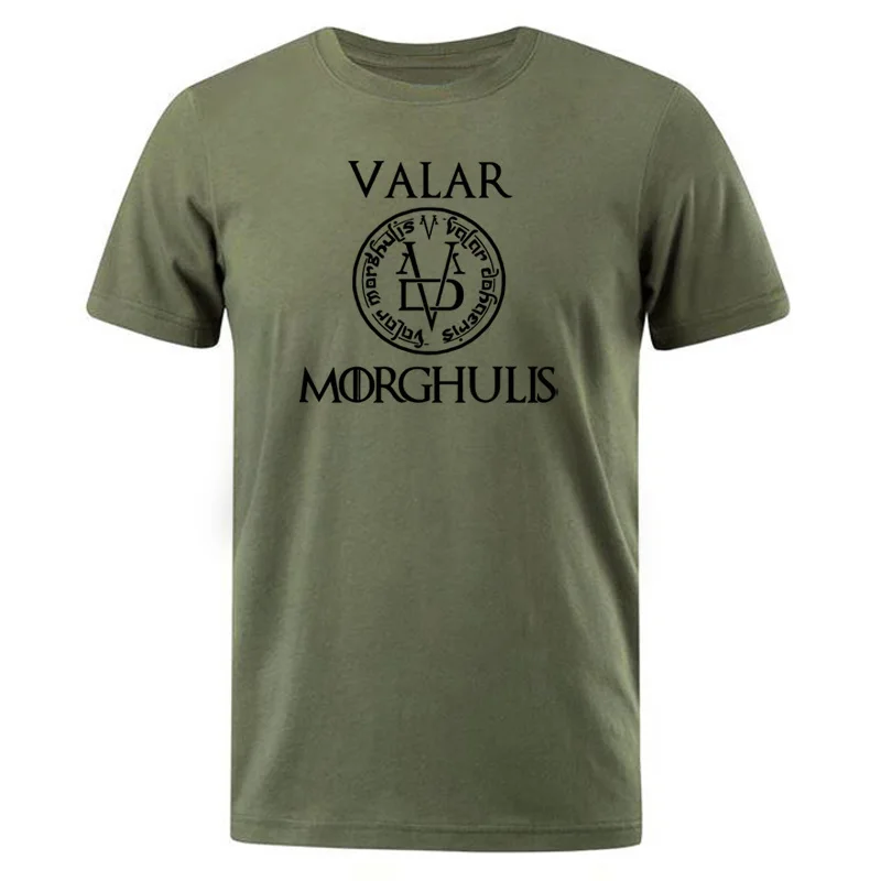Summer Men's T-Shirt A Song of Ice and Fire T Shirt Valar Morghulis Printed Shirts Men Casual Tee Tops Plus Size Streetwear Summer Men's T-Shirt A Song of Ice and Fire T Shirt Valar Morghulis Printed Shirts Men Casual Tee Tops Plus Size Streetwear