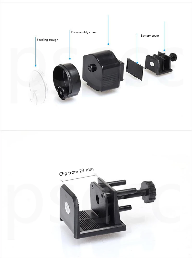 Аквариумная автоматическая кормушка, цифровой дисплей, регулируемое устройство подачи. Устройство Подачи Рыбы. Тип зажима фидер